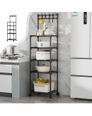 Стелаж 5 рафта за съхранение кухня и баня